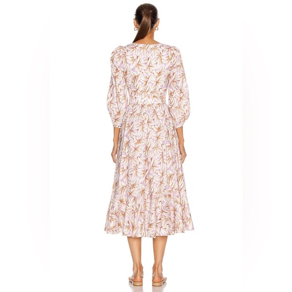 Jonathan Simkhai Ella Dress in Lilac Print - Picture 2 of 16